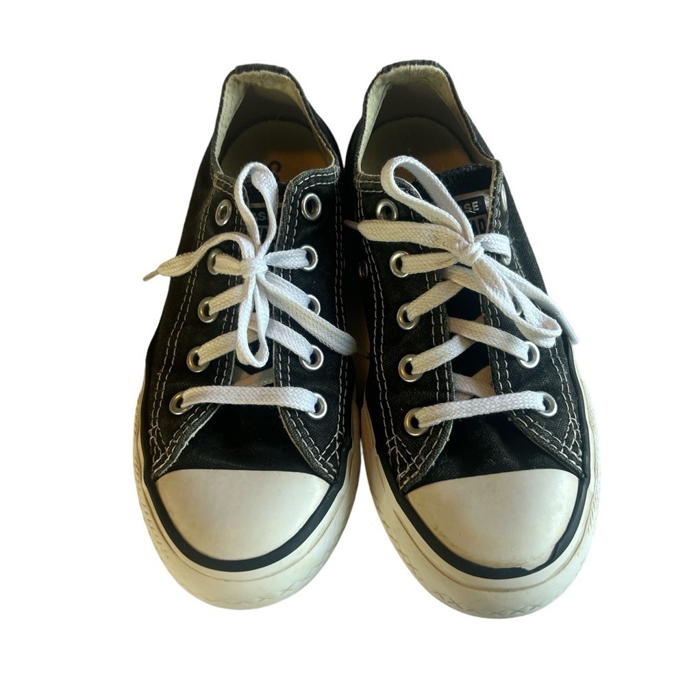 Converse black lace up size 12